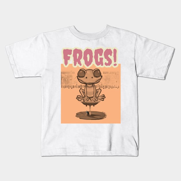 FROGS! From outer space! (Autumn Invasion) Kids T-Shirt by The Illegal Goat Company